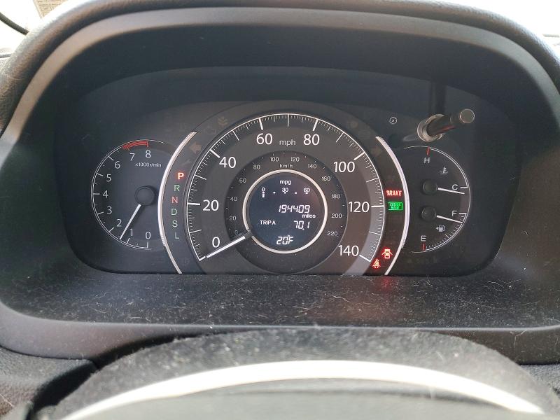 Photo 9 from auction – 2016 HONDA CR-V SE with VIN 5J6RM4H49GL084722