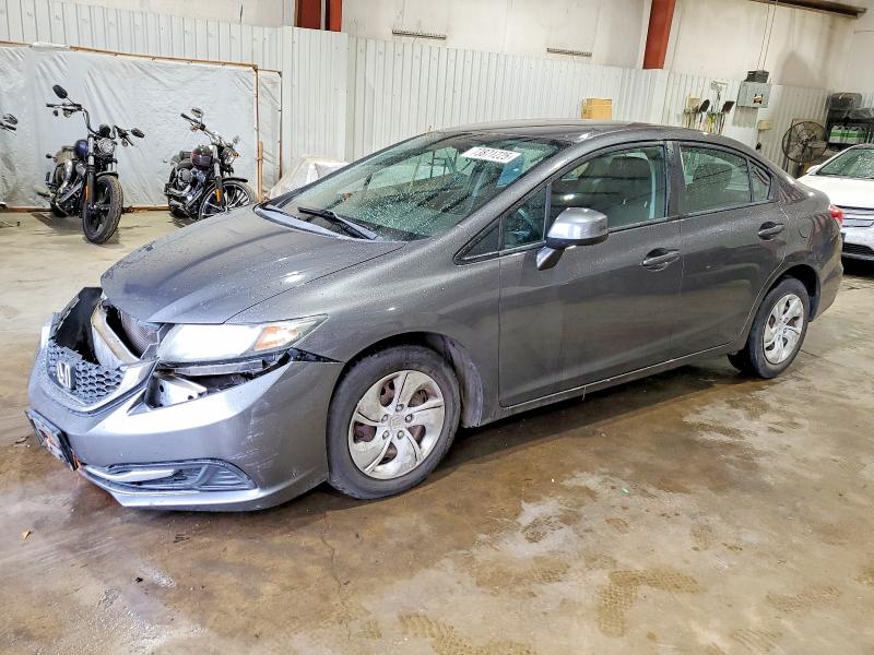 HONDA CIVIC LX 2013 with VIN 2HGFB2F53DH589213 - Photo from auction
