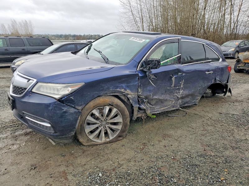 ACURA MDX TECHNO 2015 with VIN 5FRYD4H48FB024500 - Photo from auction