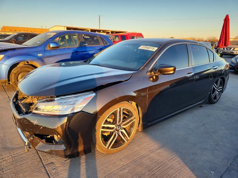 HONDA ACCORD 2016 with VIN 1HGCR2F58GA133208 - Photo from auction