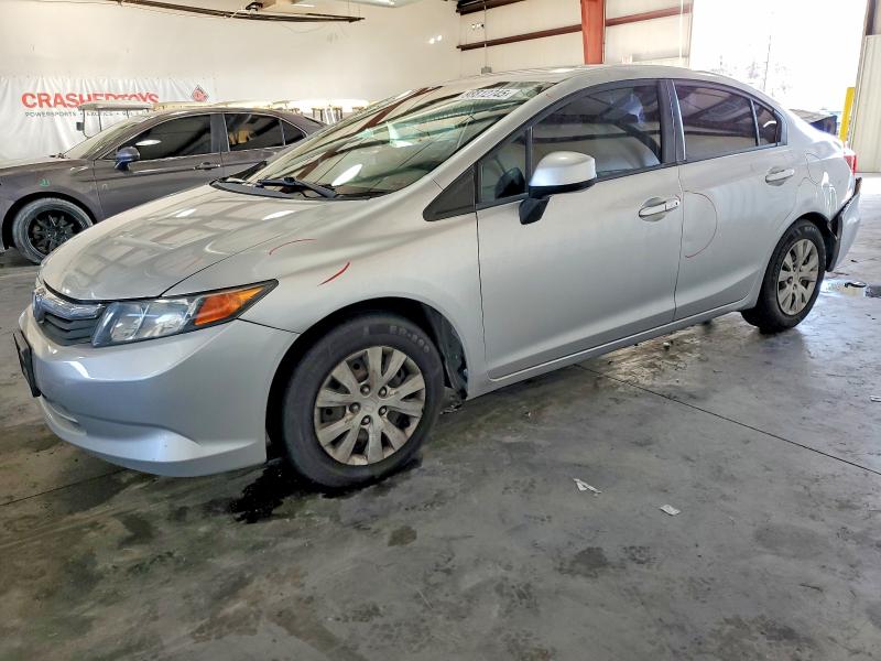 HONDA CIVIC LX 2012 with VIN 19XFB2F57CE364883 - Photo from auction