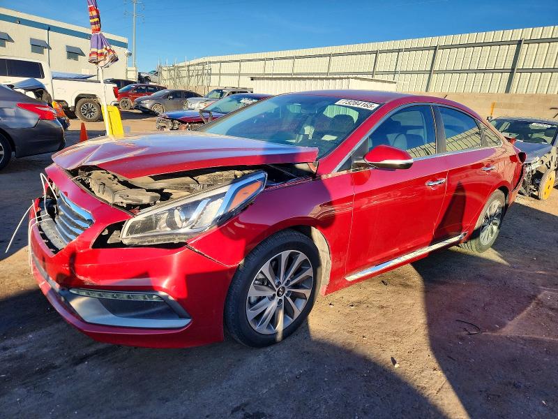 HYUNDAI SONATA 2016 with VIN 5NPE34AF5GH354505 - Photo from auction