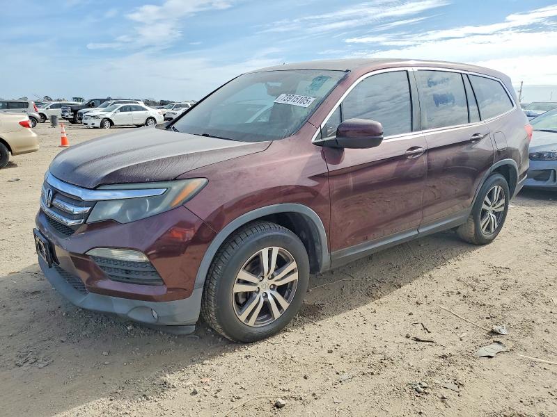 HONDA PILOT EXL 2016 with VIN 5FNYF5H53GB054306 - Photo from auction