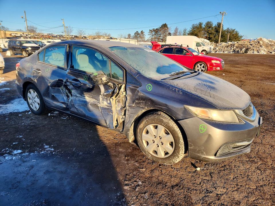 Photo 4 from auction – 2013 HONDA CIVIC with VIN 2HGFB2F59DH596974