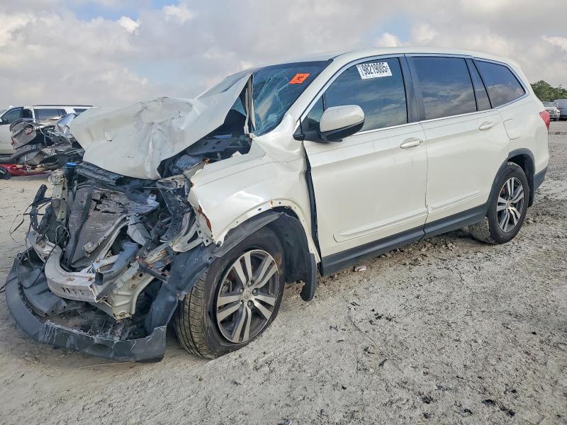 HONDA PILOT EX 2016 with VIN 5FNYF5H35GB016011 - Photo from auction