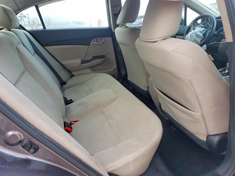 Photo 10 from auction – 2013 HONDA CIVIC LX with VIN 19XFB2F54DE094030