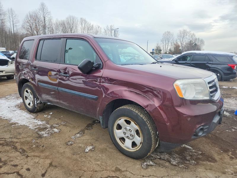 Photo 4 from auction – 2012 HONDA PILOT LX with VIN 5FNYF4H21CB021525