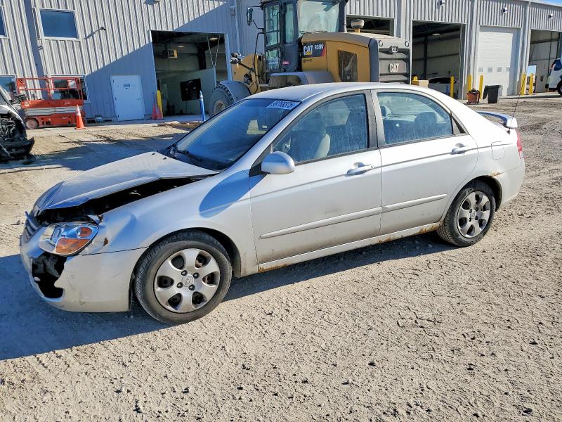 KIA SPECTRA EX 2008 with VIN KNAFE121185535857 - Photo from auction