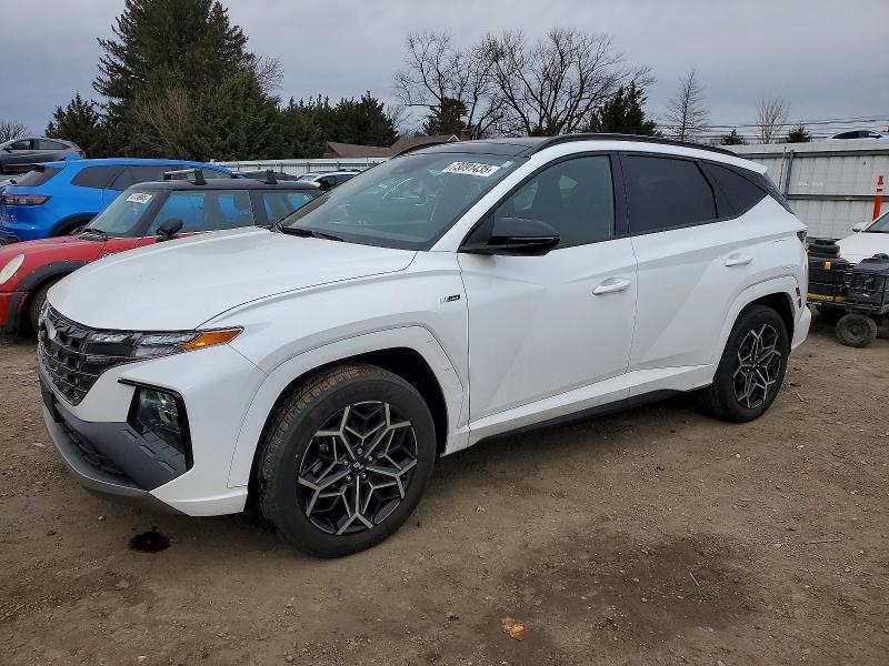 HYUNDAI TUCSON 2023 with VIN KM8JFCAE3PU213814 - Photo from auction