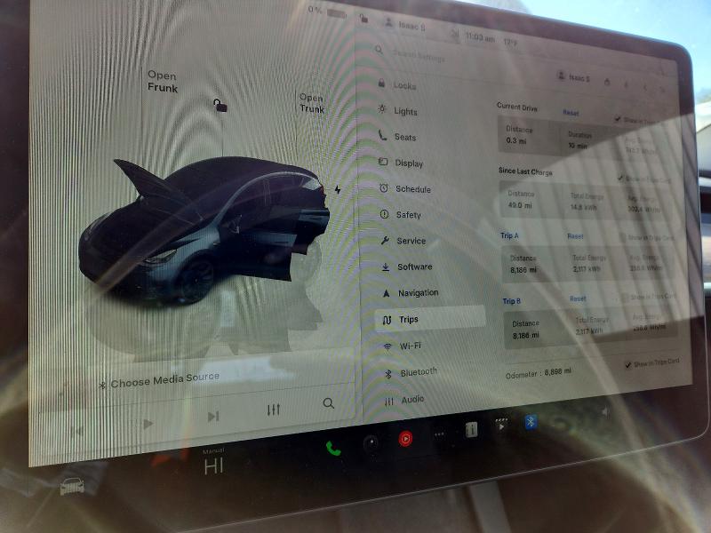 Photo 9 from auction – 2025 TESLA MODEL Y with VIN 7SAYGDED8SF216896