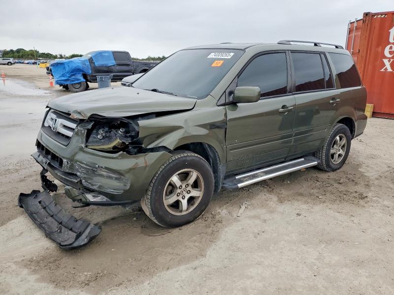HONDA PILOT EX 2006 with VIN 5FNYF28646B039304 - Photo from auction