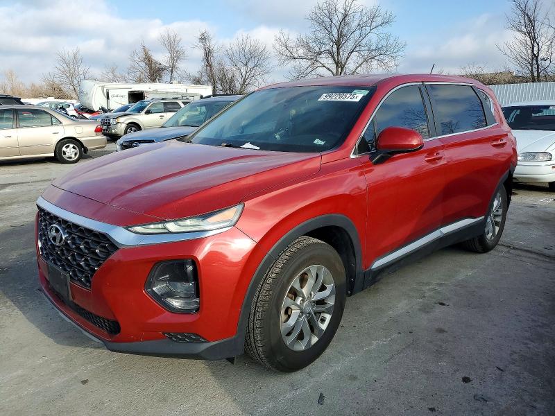 HYUNDAI SANTA FE S 2019 with VIN 5NMS23AD3KH013091 - Photo from auction