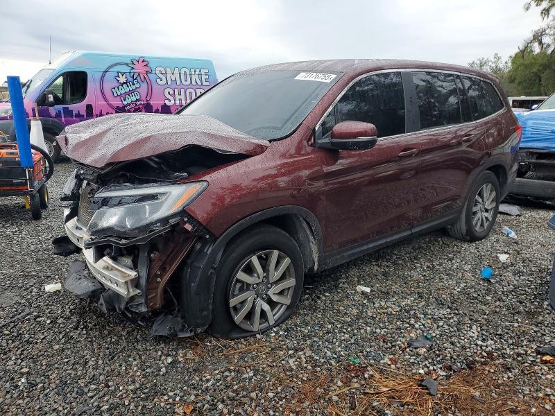 HONDA PILOT 2021 with VIN 5FNYF5H35MB044614 - Photo from auction