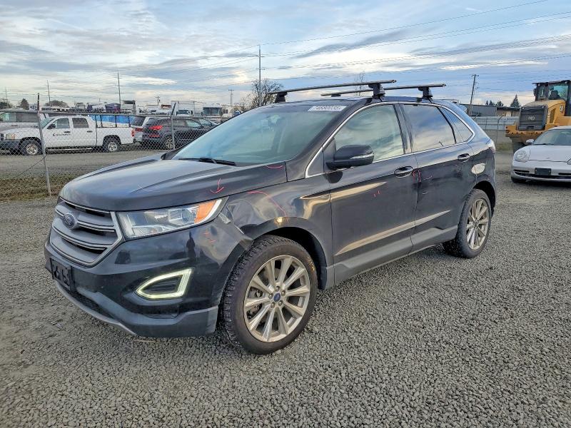 FORD EDGE TITAN 2017 with VIN 2FMPK4K82HBB62852 - Photo from auction