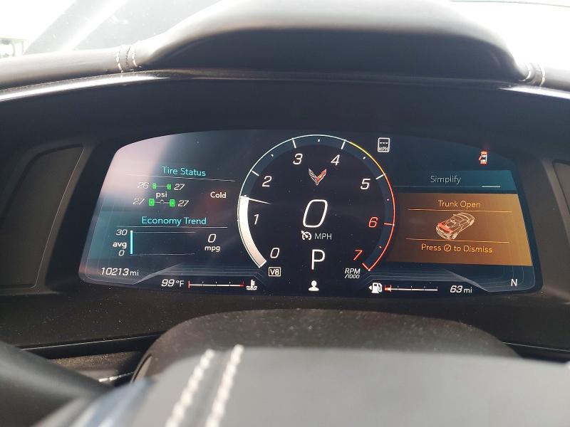 Photo 9 from auction – 2021 CHEVROLET CORVETTE S with VIN 1G1YC3D41M5125437