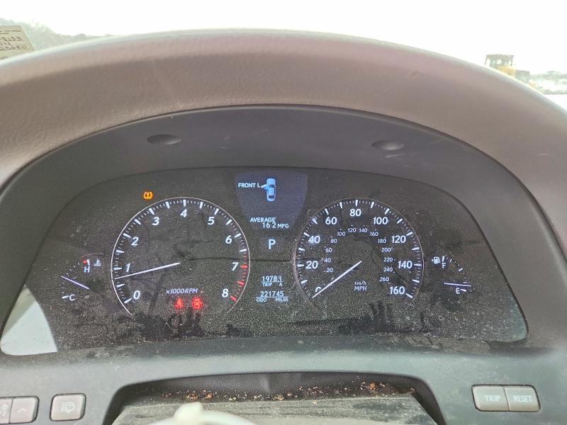 Photo 9 from auction – 2011 LEXUS LS 460 with VIN JTHCL5EF3B5009133