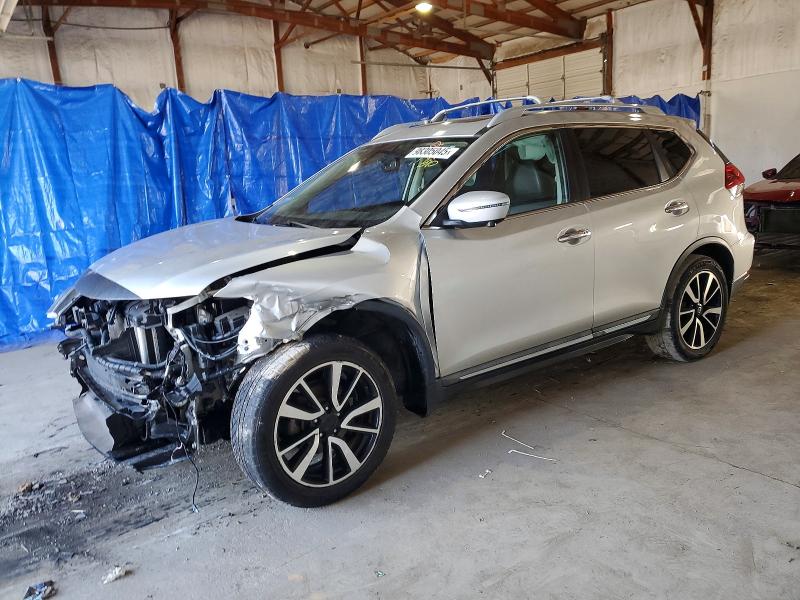NISSAN ROGUE S 2019 with VIN 5N1AT2MV8KC795602 - Photo from auction