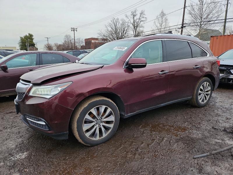 ACURA MDX TECHNO 2014 with VIN 5FRYD4H47EB003488 - Photo from auction