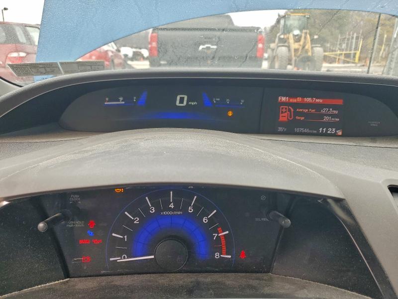 Photo 9 from auction – 2012 HONDA CIVIC EX with VIN 2HGFG3A82CH535277