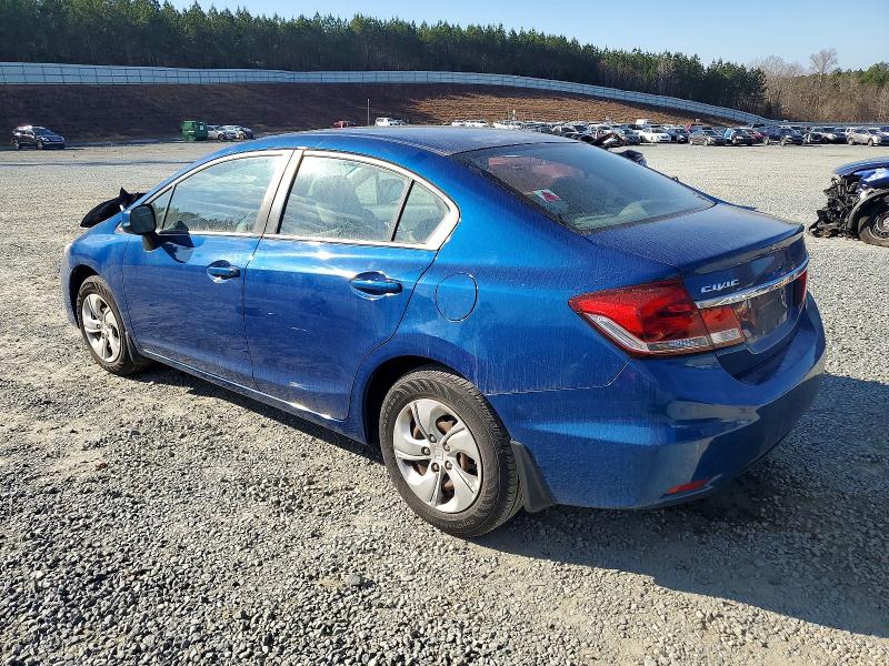 Photo 2 from auction – 2013 HONDA CIVIC with VIN 19XFB2F51DE016286