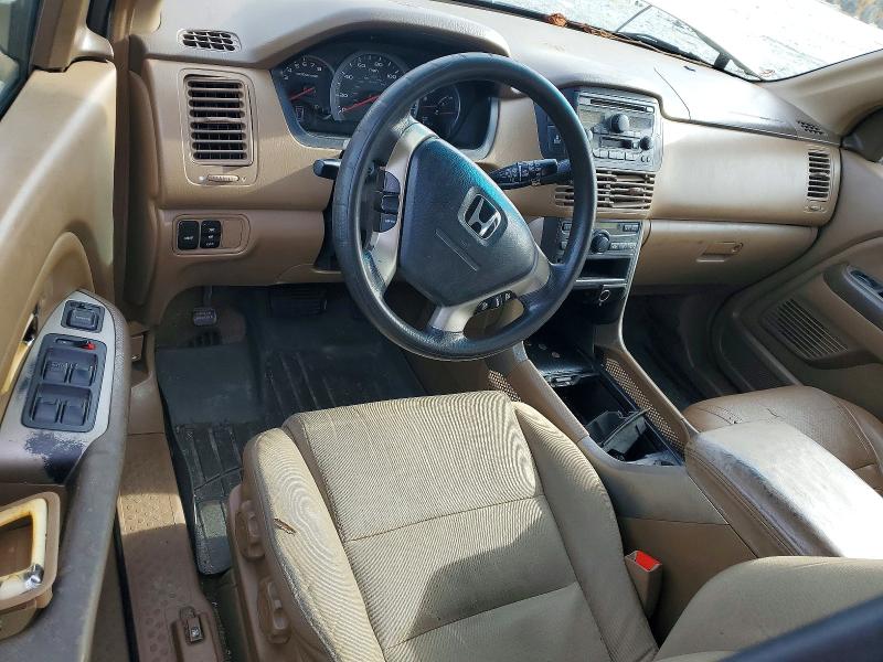 Photo 8 from auction – 2003 HONDA PILOT EX with VIN 2HKYF18463H575595