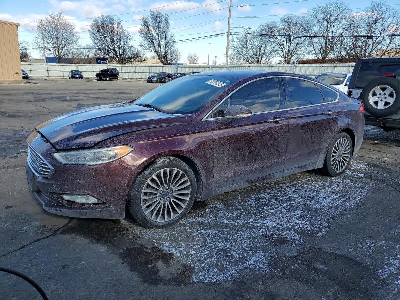 FORD FUSION SE 2017 with VIN 3FA6P0HD1HR204854 - Photo from auction