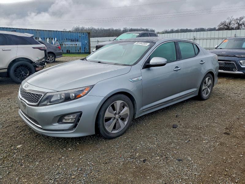 KIA OPTIMA HYB 2015 with VIN KNAGN4AD7F5084688 - Photo from auction