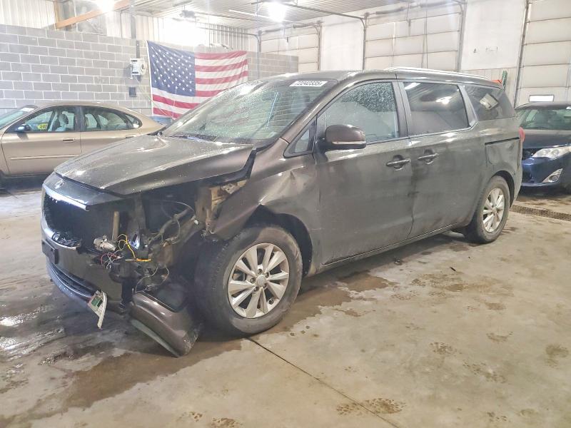 KIA SEDONA LX 2016 with VIN KNDMB5C10G6195490 - Photo from auction
