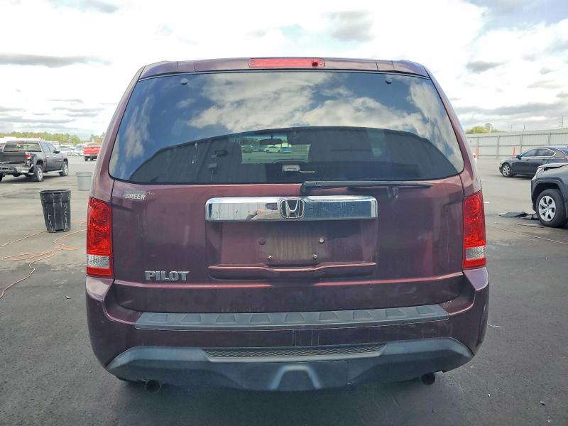 Photo 6 from auction – 2012 HONDA PILOT LX with VIN 5FNYF3H25CB016287