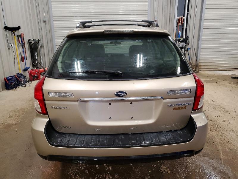 Photo 6 from auction – 2008 SUBARU OUTBACK with VIN 4S4BP62C787350948