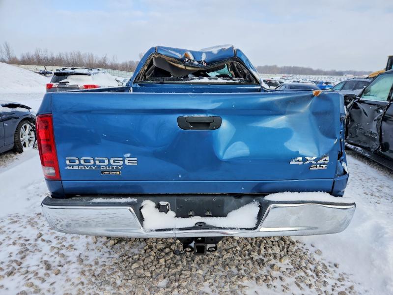 Photo 6 from auction – 2003 DODGE RAM 2500 with VIN 3D7KU28DX3G861711