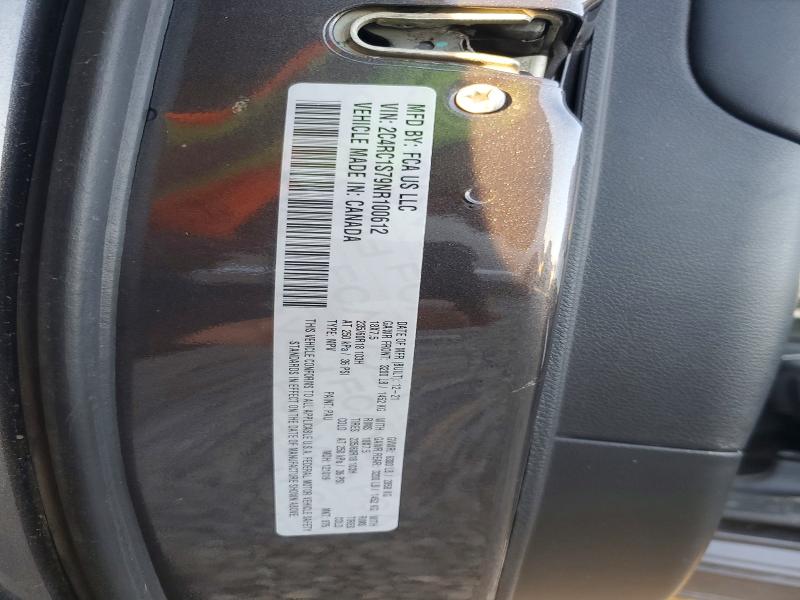 Photo 14 from auction – 2022 CHRYSLER PACIFICA with VIN 2C4RC1S79NR100612