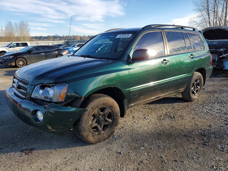 TOYOTA HIGHLANDER 2002 with VIN JTEHF21A120074014 - Photo from auction