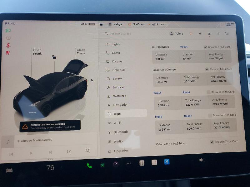 Photo 9 from auction – 2023 TESLA MODEL Y with VIN 7SAYGDEF2PF710700