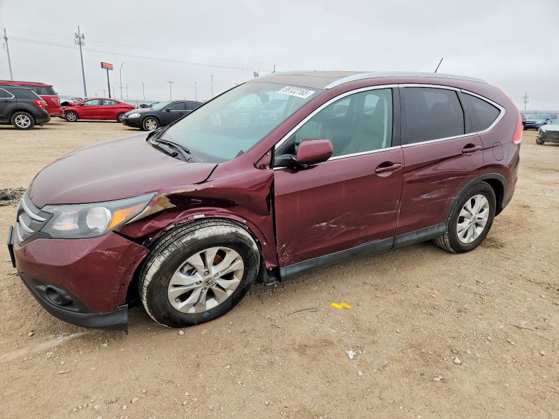 HONDA CR-V EXL 2012 with VIN 5J6RM4H70CL046980 - Photo from auction