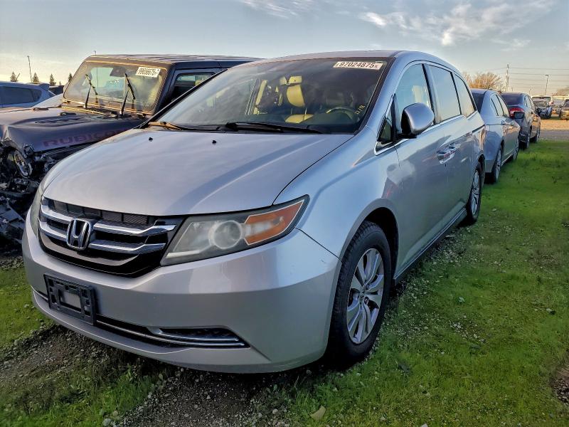 HONDA ODDESEY 2015 with VIN 5FNRL5H63FB089075 - Photo from auction