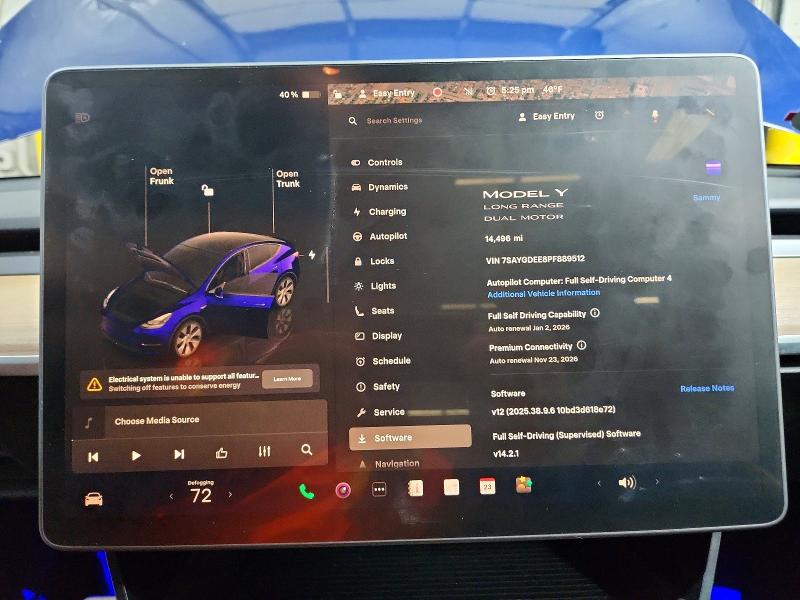 Photo 9 from auction – 2023 TESLA MODEL Y with VIN 7SAYGDEE8PF889512