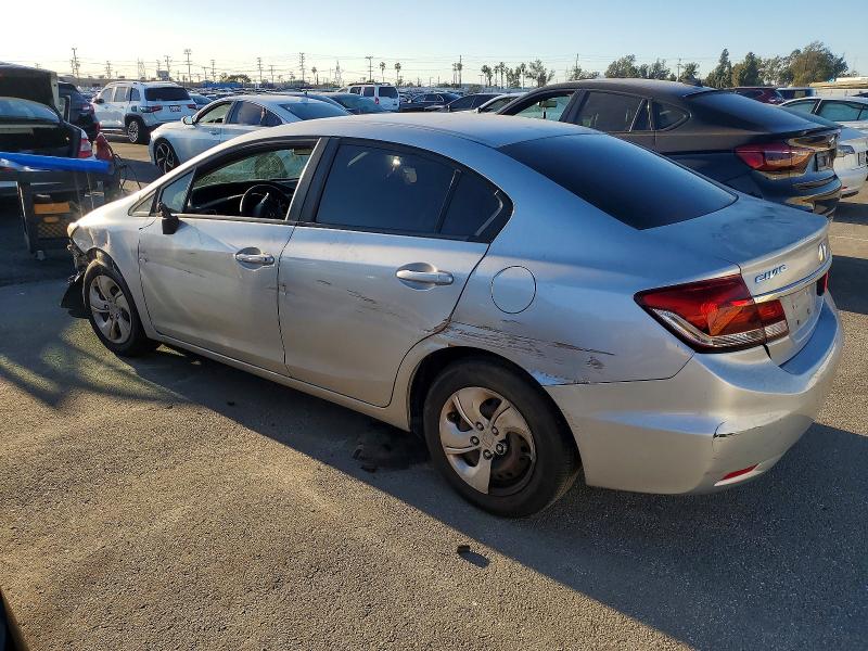 Photo 2 from auction – 2013 HONDA CIVIC LX with VIN 19XFB2F51DE269107