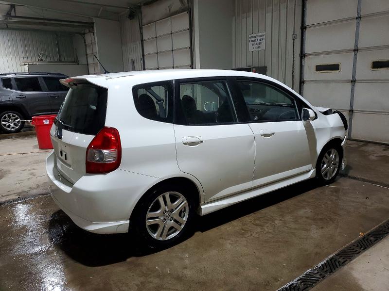 Photo 3 from auction – 2007 HONDA FIT S with VIN JHMGD37637S048877