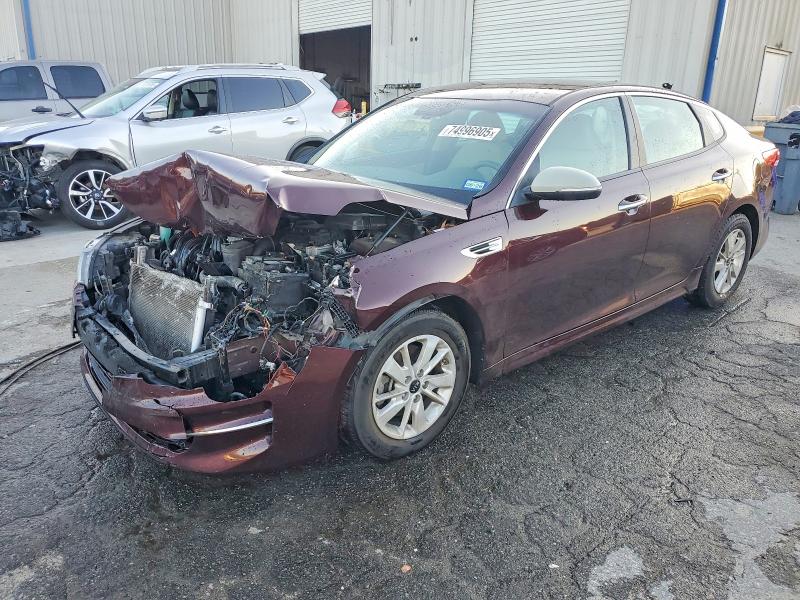 KIA OPTIMA LX 2016 with VIN 5XXGT4L31GG097513 - Photo from auction