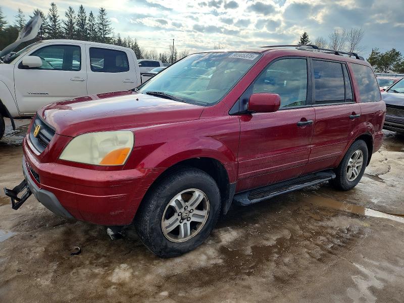 HONDA PILOT EXL 2004 with VIN 2HKYF186X4H567650 - Photo from auction