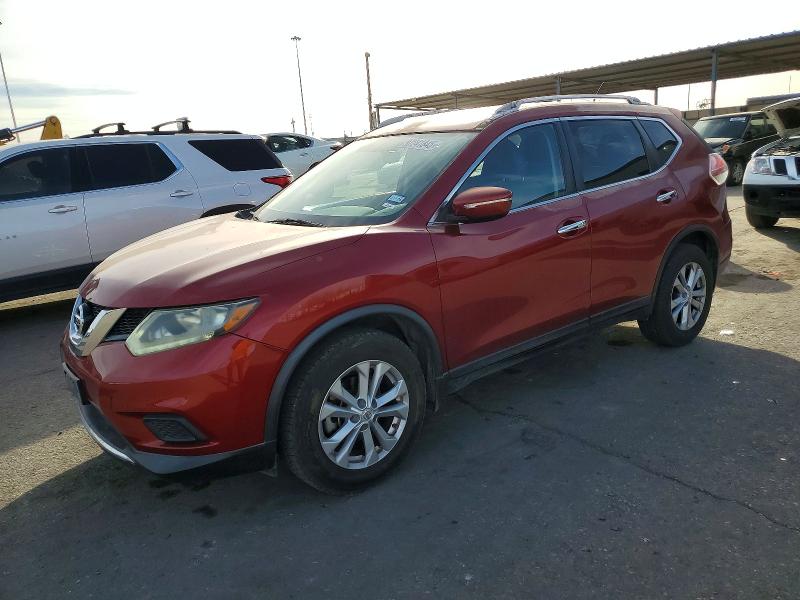 NISSAN ROGUE S 2015 with VIN KNMAT2MV8FP512702 - Photo from auction