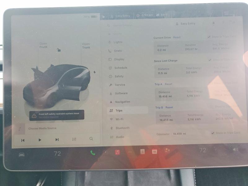 Photo 8 from auction – 2024 TESLA MODEL Y with VIN 7SAYGDED4RF200687
