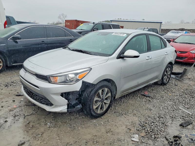 KIA RIO LX 2022 with VIN 3KPA24AD5NE458428 - Photo from auction