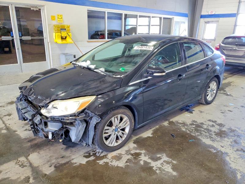 FORD FOCUS SEL 2012 with VIN 1FAHP3H21CL122879 - Photo from auction