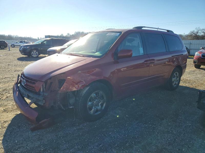 KIA SEDONA EX 2009 with VIN KNDMB233X96308770 - Photo from auction