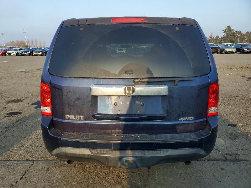 Photo 6 from auction – 2013 HONDA PILOT LX with VIN 5FNYF4H29DB033536