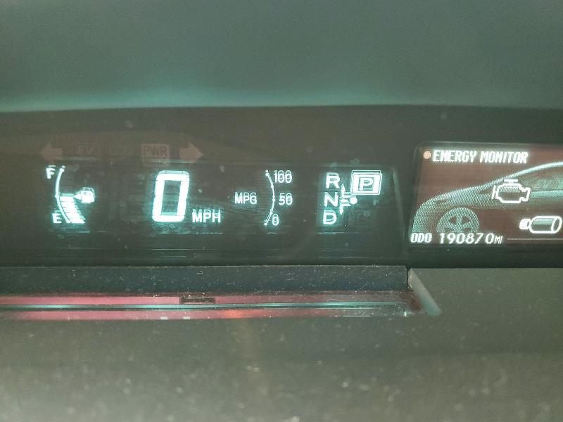 Photo 9 from auction – 2012 TOYOTA PRIUS with VIN JTDKN3DU1C1541565