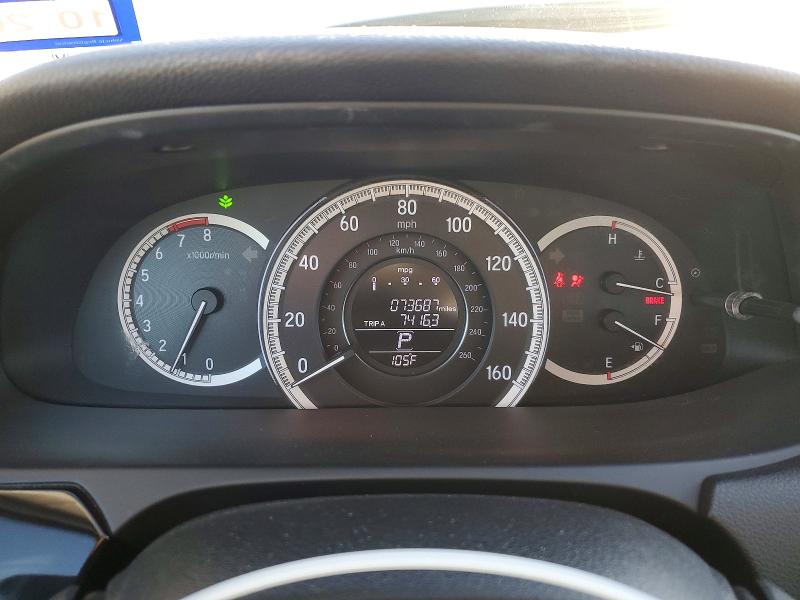 Photo 9 from auction – 2016 HONDA ACCORD with VIN 1HGCR2F38GA010507