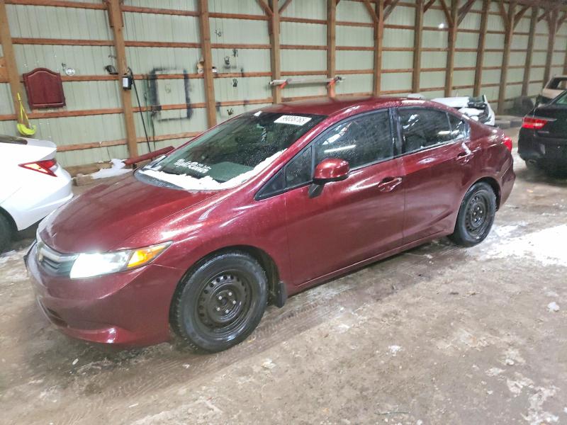 HONDA CIVIC LX 2012 with VIN 2HGFB2F46CH050820 - Photo from auction